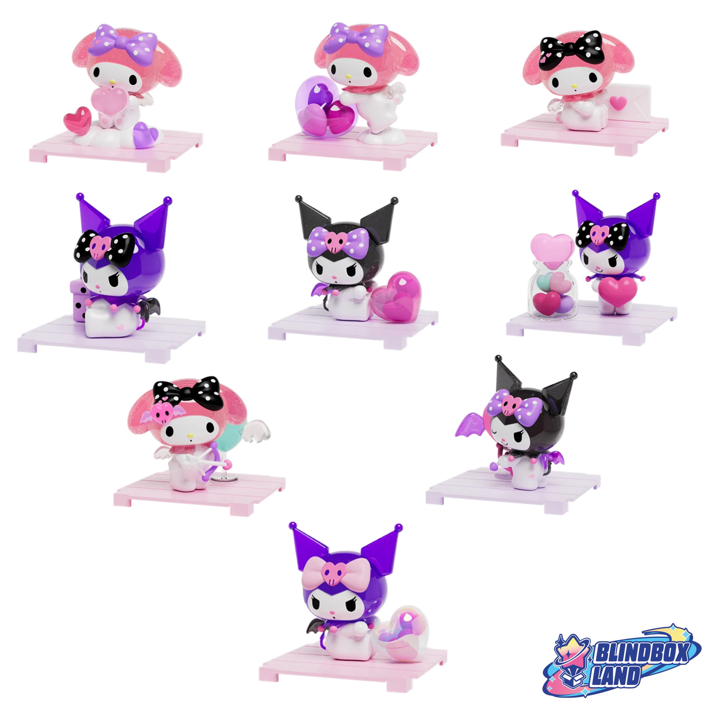 SANRIO My Melody Kuromi Love Micro Moetch Box Pro Blindbox Land