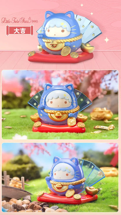 Sanrio Characters "Lucky Cat Tumbler" Series Little Twin Star Kiki Blindbox Land