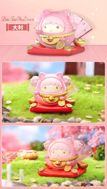 Sanrio Characters "Lucky Cat Tumbler" Series Little Twin Star Lala Blindbox Land