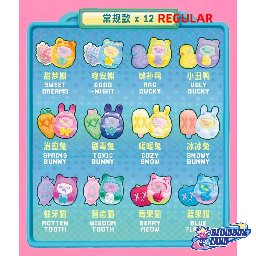 ShinWoo Baby Ghost Hug Me Mini Figure Plush Standard Characters Blindbox Land