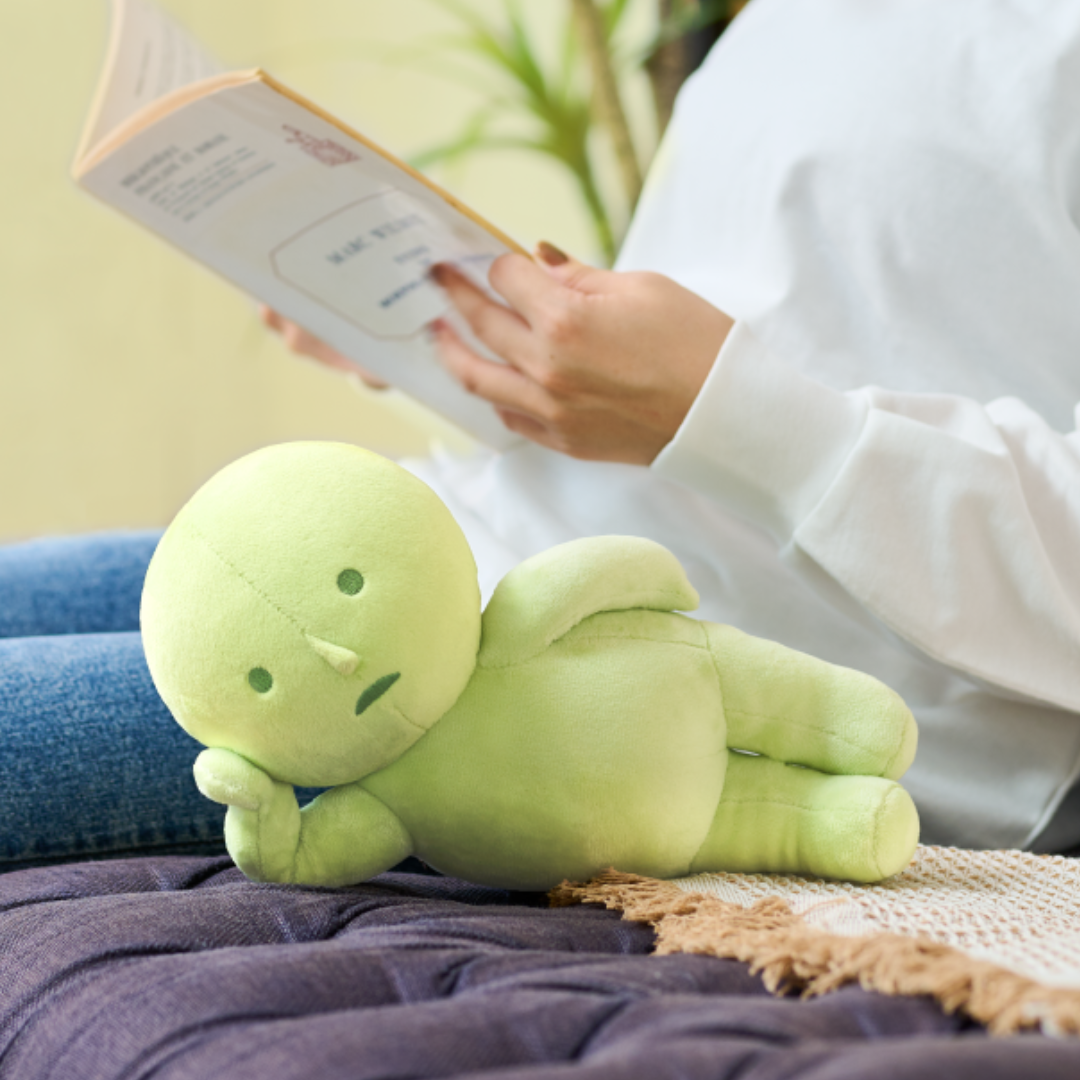 Smiski Plush Doll Liegend Blindbox Land