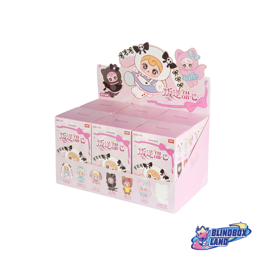 Sunnycoco Sweet Rebel Plush Keyring Display Blindbox Land