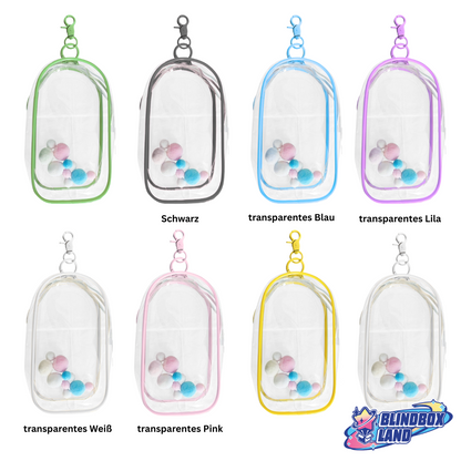 Transparente Taschen Figuren mit Anhänger Groß Blindbox Land