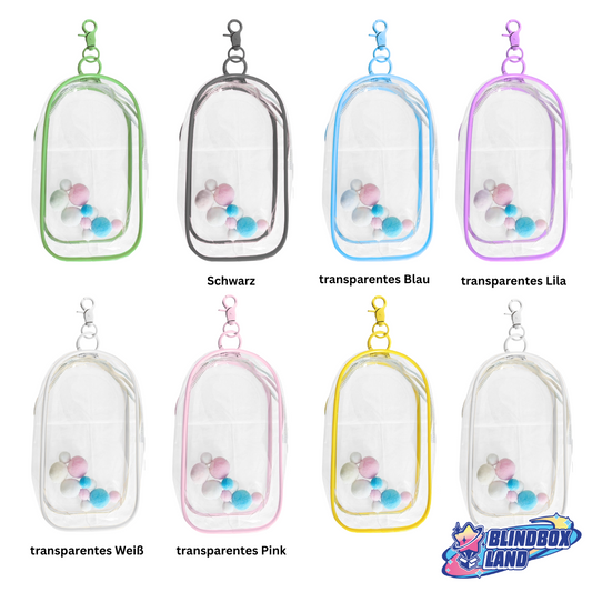 Transparente Taschen Figuren mit Anhänger Groß Blindbox Land