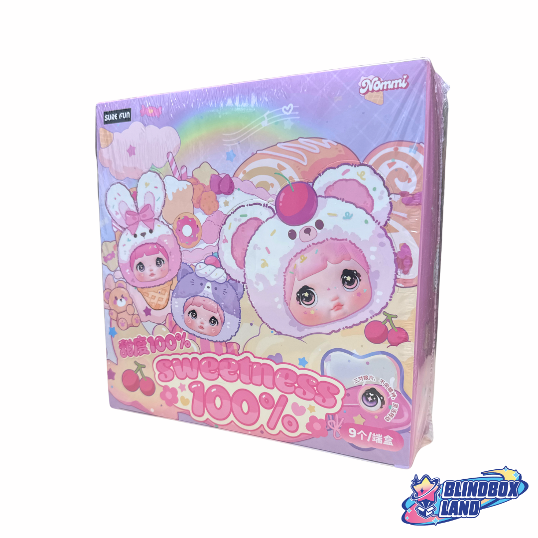 Nommi - Glutinous Rice 100% Sweetness Plush Keyring Series, Blindbox