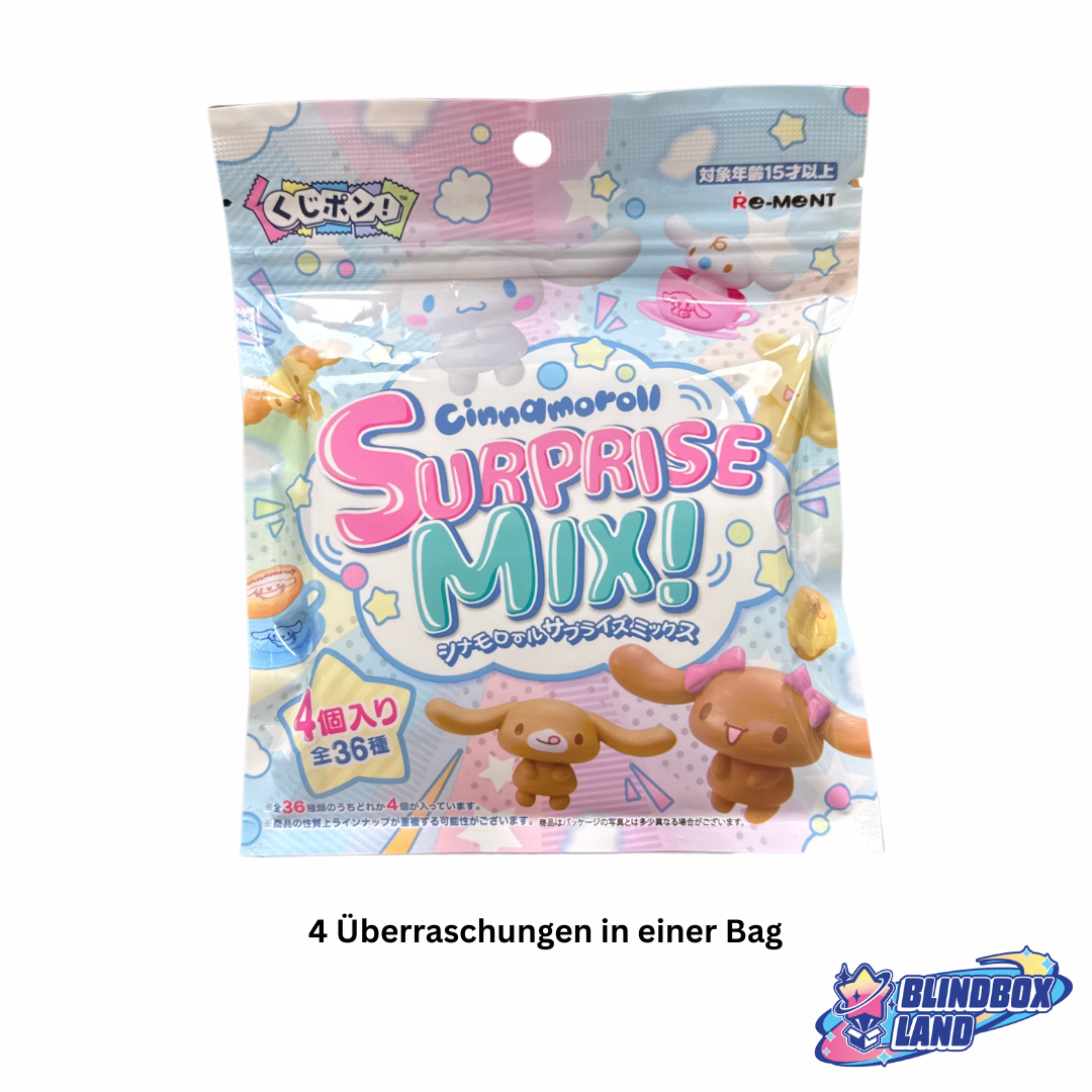 Re-Ment - Kuji Pon! Cinnamoroll Surprise Mix!, Blindbag