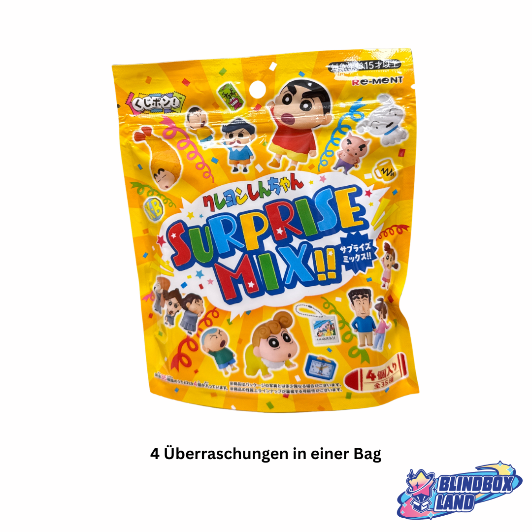 Re-Ment - Kuji Pon! Crayon Shin-chan Surprise Mix!!, Blindbag
