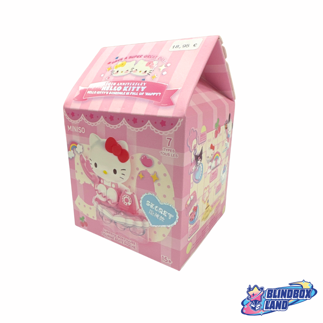 SANRIO - Hello Kitty 50th Anniversary "Hello Kitty's Schedule Is Full Of Happy!" Series, Blindbox