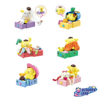 Re-Ment - Sanrio Pompompurin Get Ready With Me Series, Blindbox