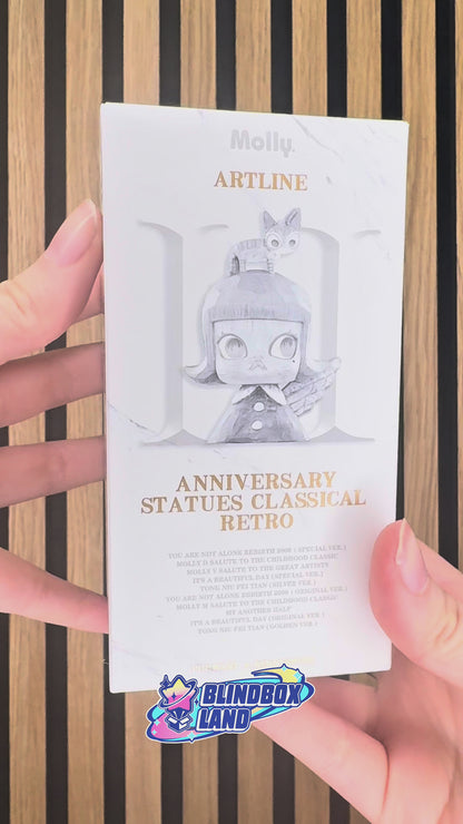 POP MART - MOLLY Anniversary Statues Classical Retro Series, Blindbox
