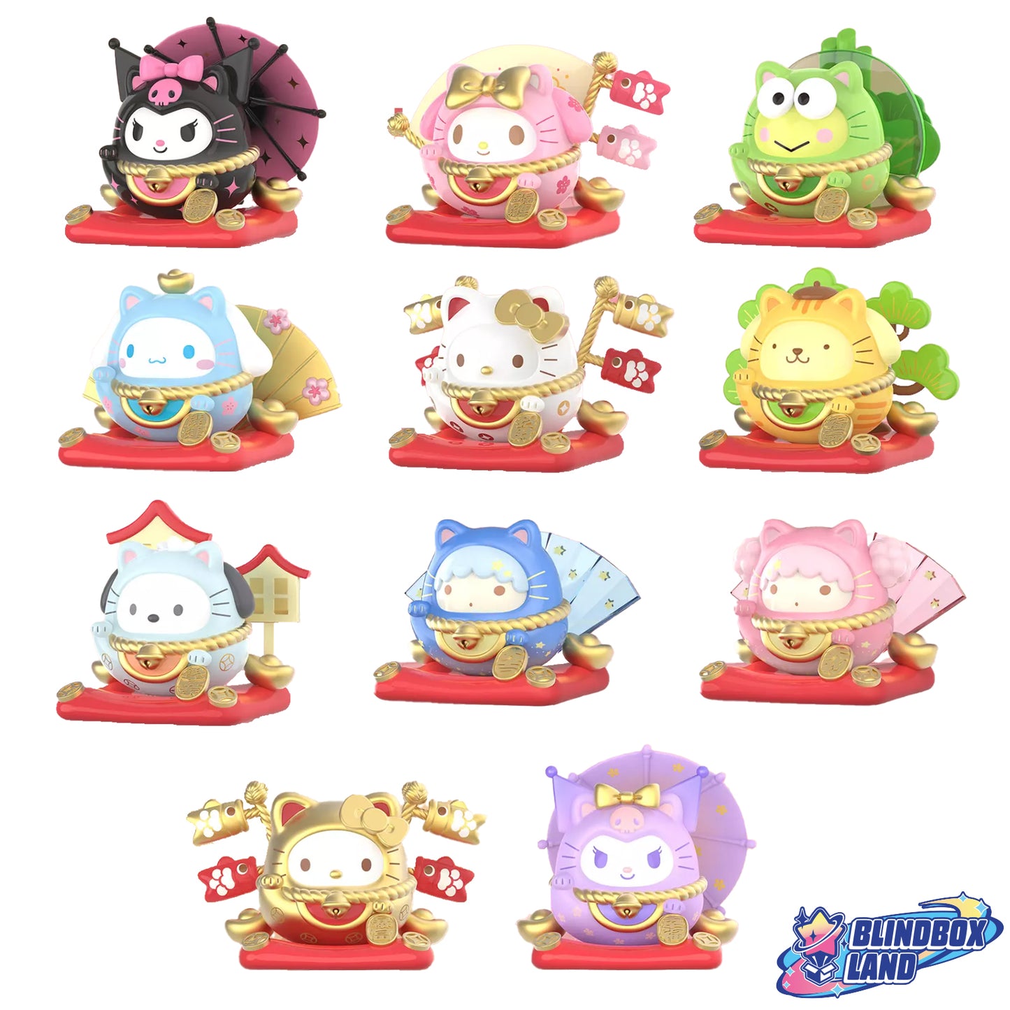 SANRIO - Sanrio Characters "Lucky Cat Tumbler" Series, Blind Box